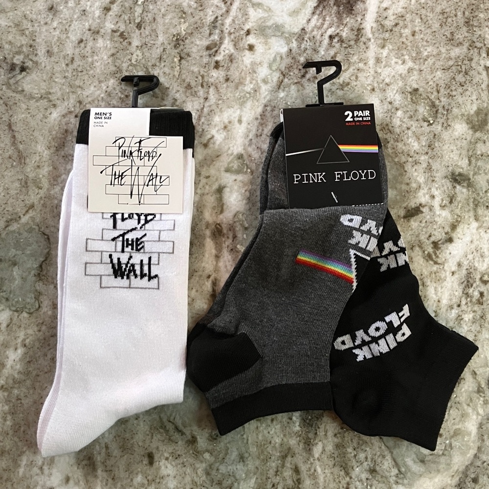 3 Pair Pink Floyd Casual Socks